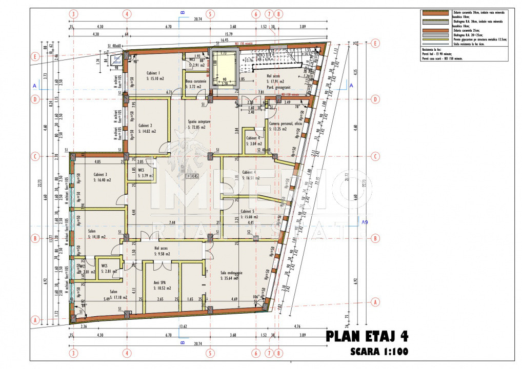 Spital/clinica 3,5m pe fiecare nivel ideala pentru spital/cab. medicale!