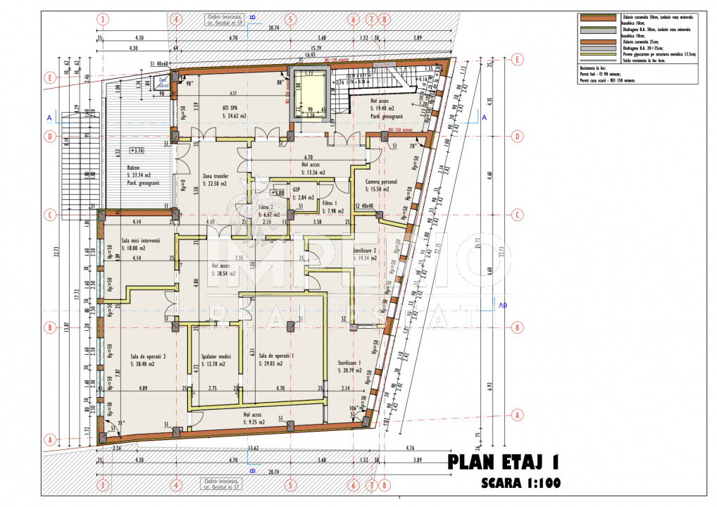 Spital/clinica 3,5m pe fiecare nivel ideala pentru spital/cab. medicale!