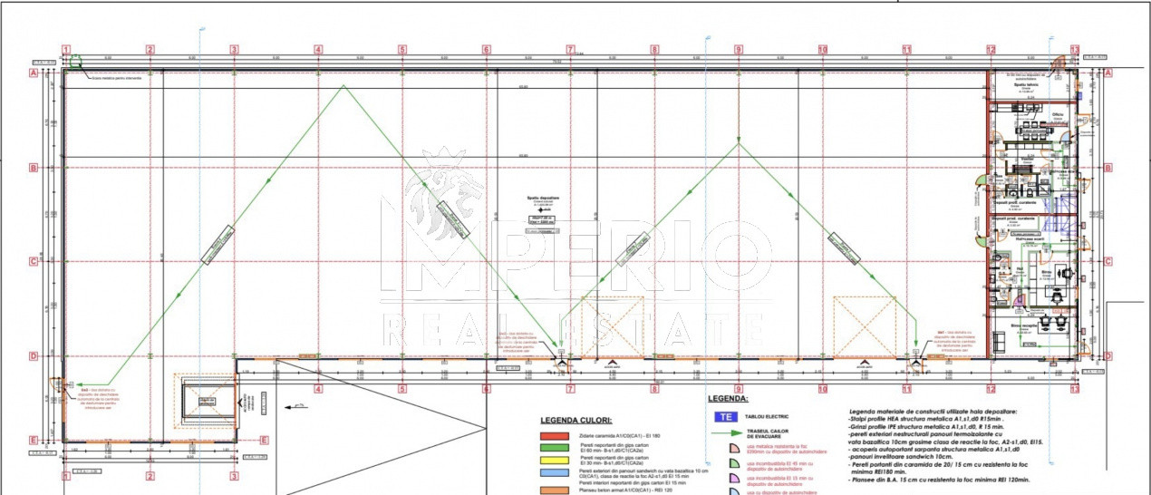 Hala cu birouri si apartemente la etaj!