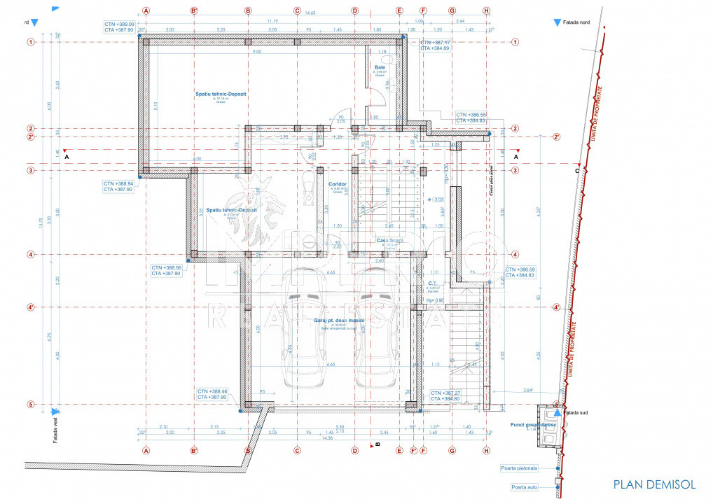 Casa individuala premium | Borhanci | teren 900 mp, garaj 2 masini, semifinisa
