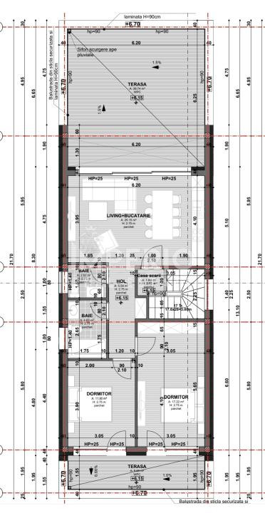 Apartament premium in vila noua | 75 mp utili + terasa 39 mp | Andrei Muresanu 