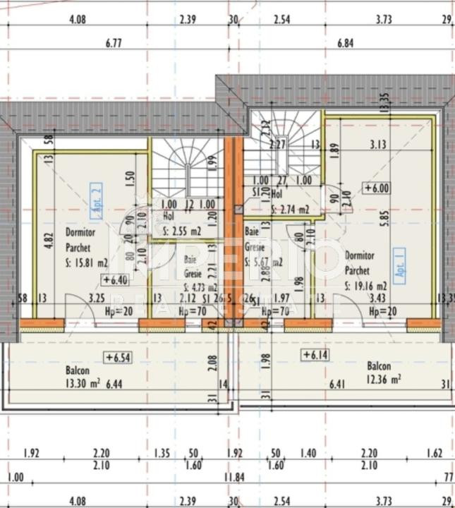 Duplex modern in Cartierul Dambul rotund-170,86mp utili, teren 200mp