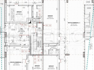 Spatiu comercial cu Inaltime 3,3m ideal pentru clinica, cabinete medicale!