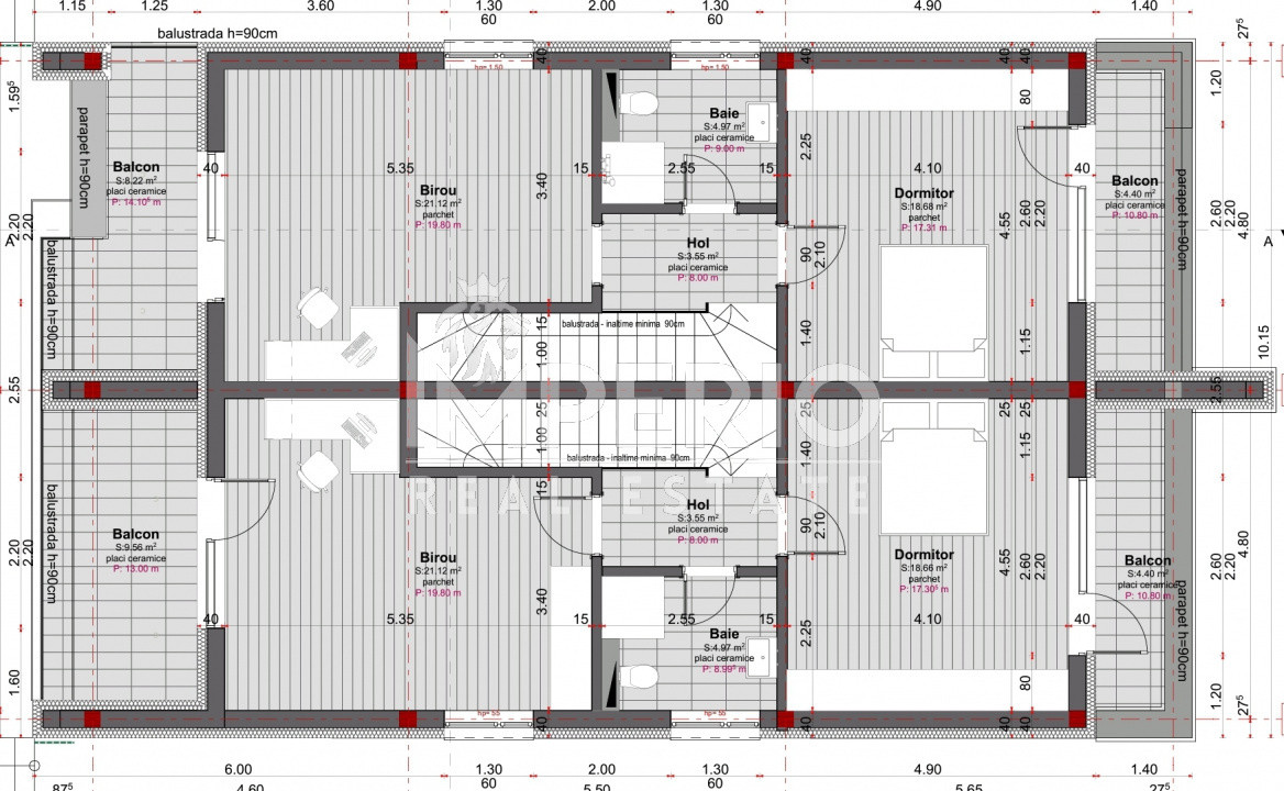 Duplex cu 5 camere- 460mp teren si 254,46mp utili!